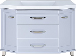 Misty Тумба с раковиной Терра 110 серая – фотография-1